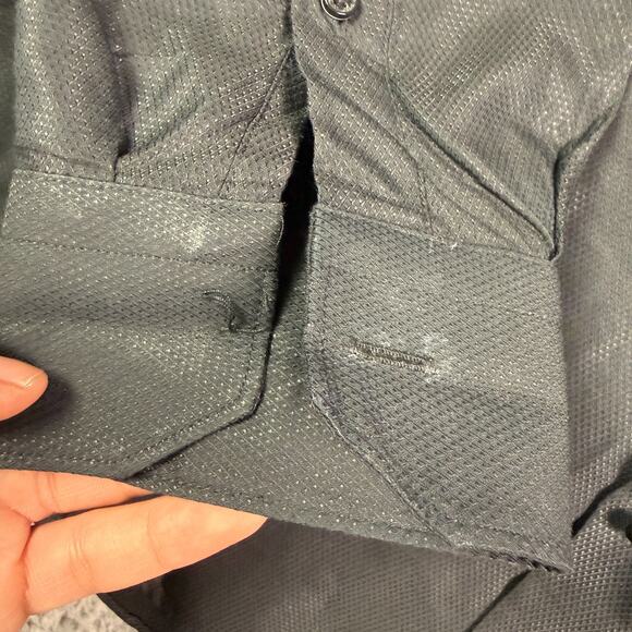 Maceoo Shirt Mens M (3) Black Fibonacci AngledLines Classic Tuxedo Italian - Picture 3 of 14